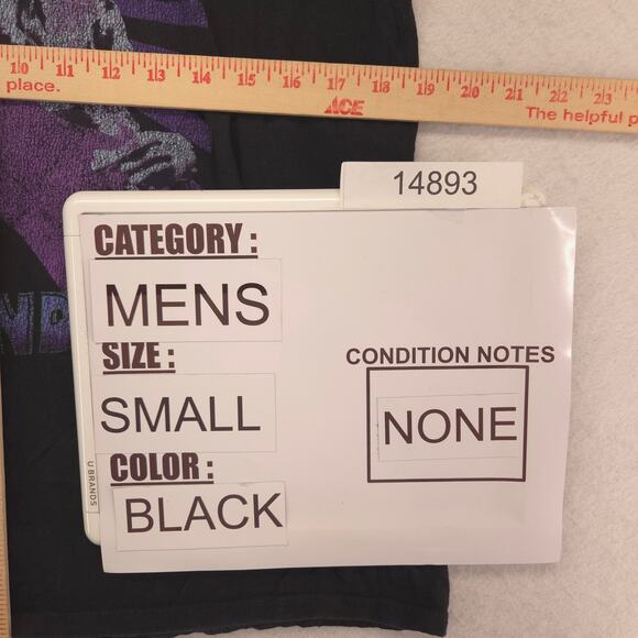 Jimi Hendrix Band Crew Neck Short Sleeve Graphic T Shirt Mens Size S Black - Picture 8 of 9